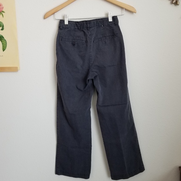 Gap Kids Grey Pinstripe Khakis Size 8 - Picture 6 of 8